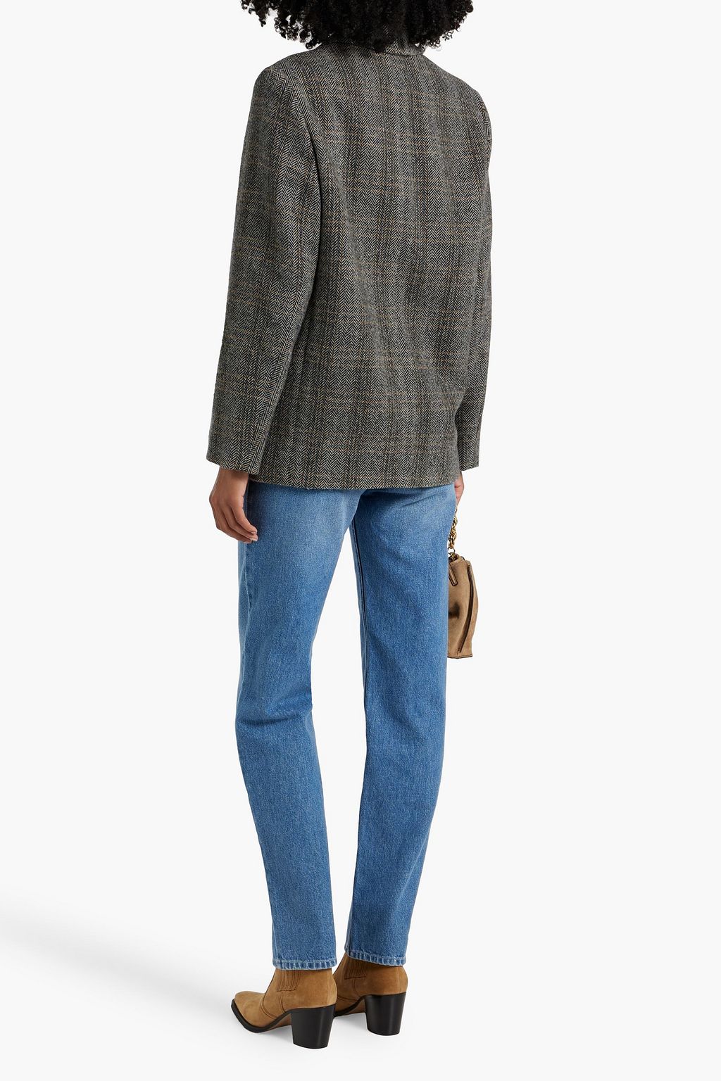 MARANT ÉTOILE Charly herringbone wool blazer