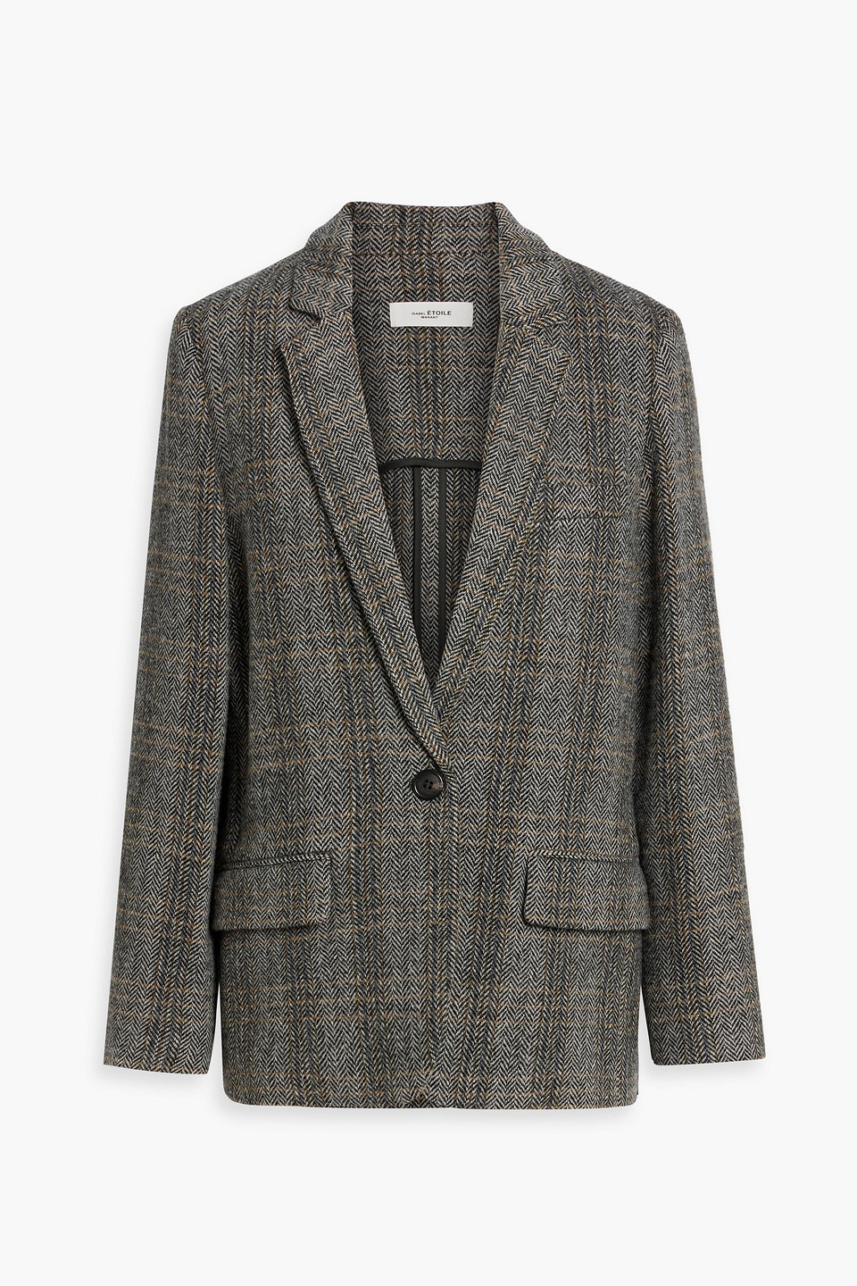 Isabel Marant Étoile Charly Single-breasted Wool Blazer In Sand