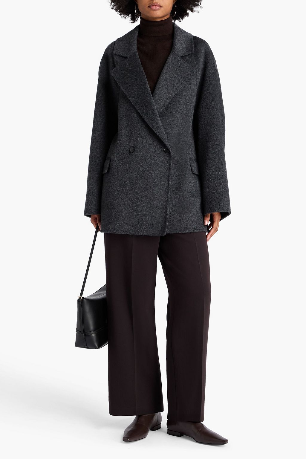 LOULOU STUDIO Gary double-breasted wool and cashmere-blend coat