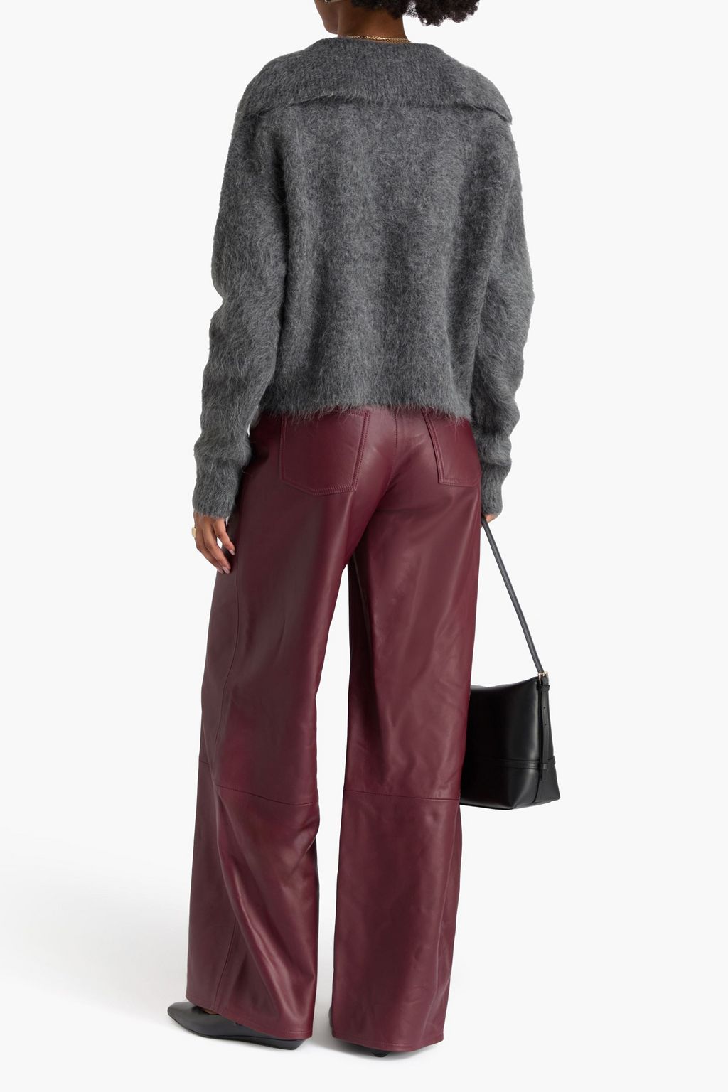 LOULOU STUDIO Ambrose brushed alpaca-blend sweater