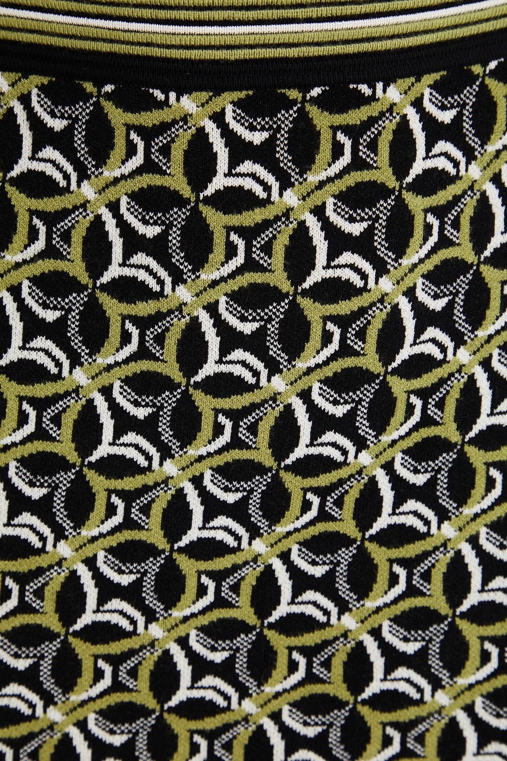 DIANE VON FURSTENBERG Hazel jacquard-knit skirt