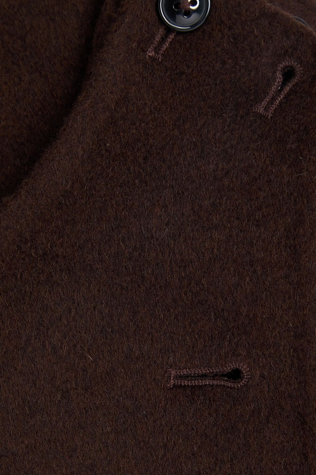 LOULOU STUDIO Fedra double-breasted brushed wool and cashmere-blend felt coat