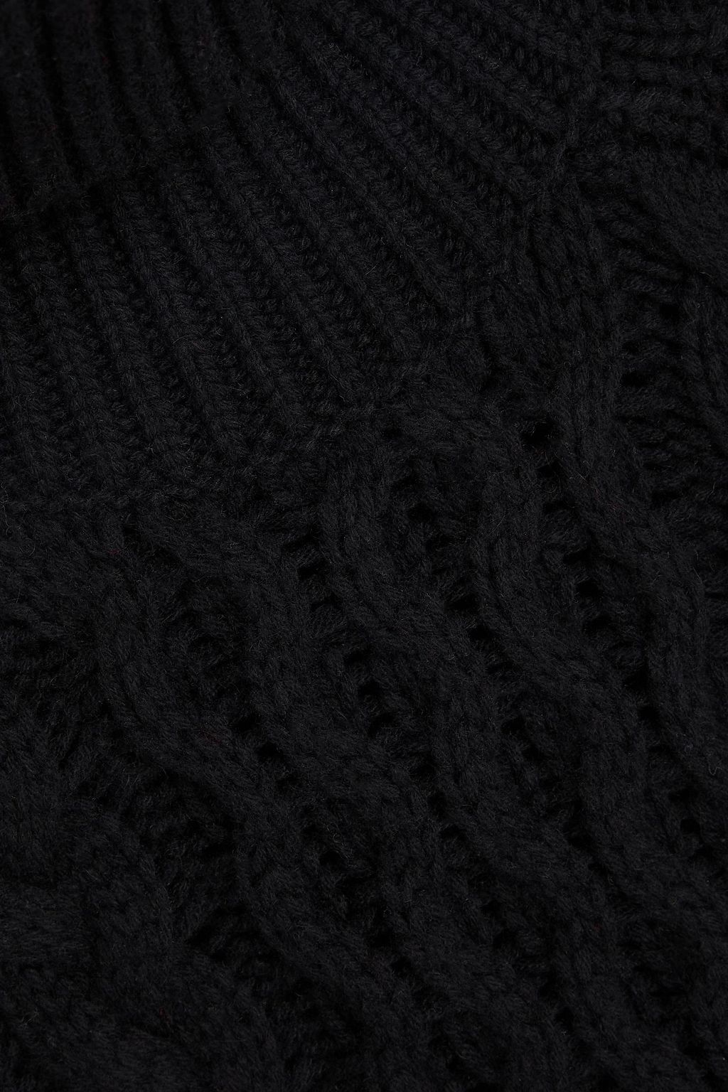 LOULOU STUDIO Anar cable-knit wool and cashmere-blend turtleneck sweater