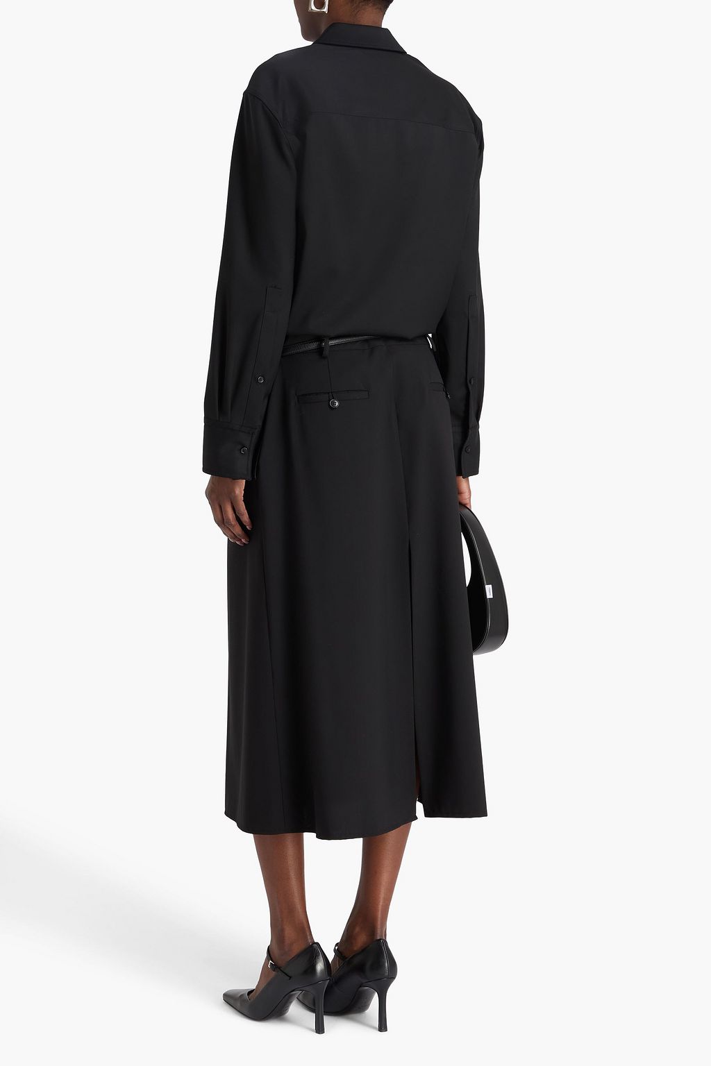 LOULOU STUDIO Eliana wool-twill shirt