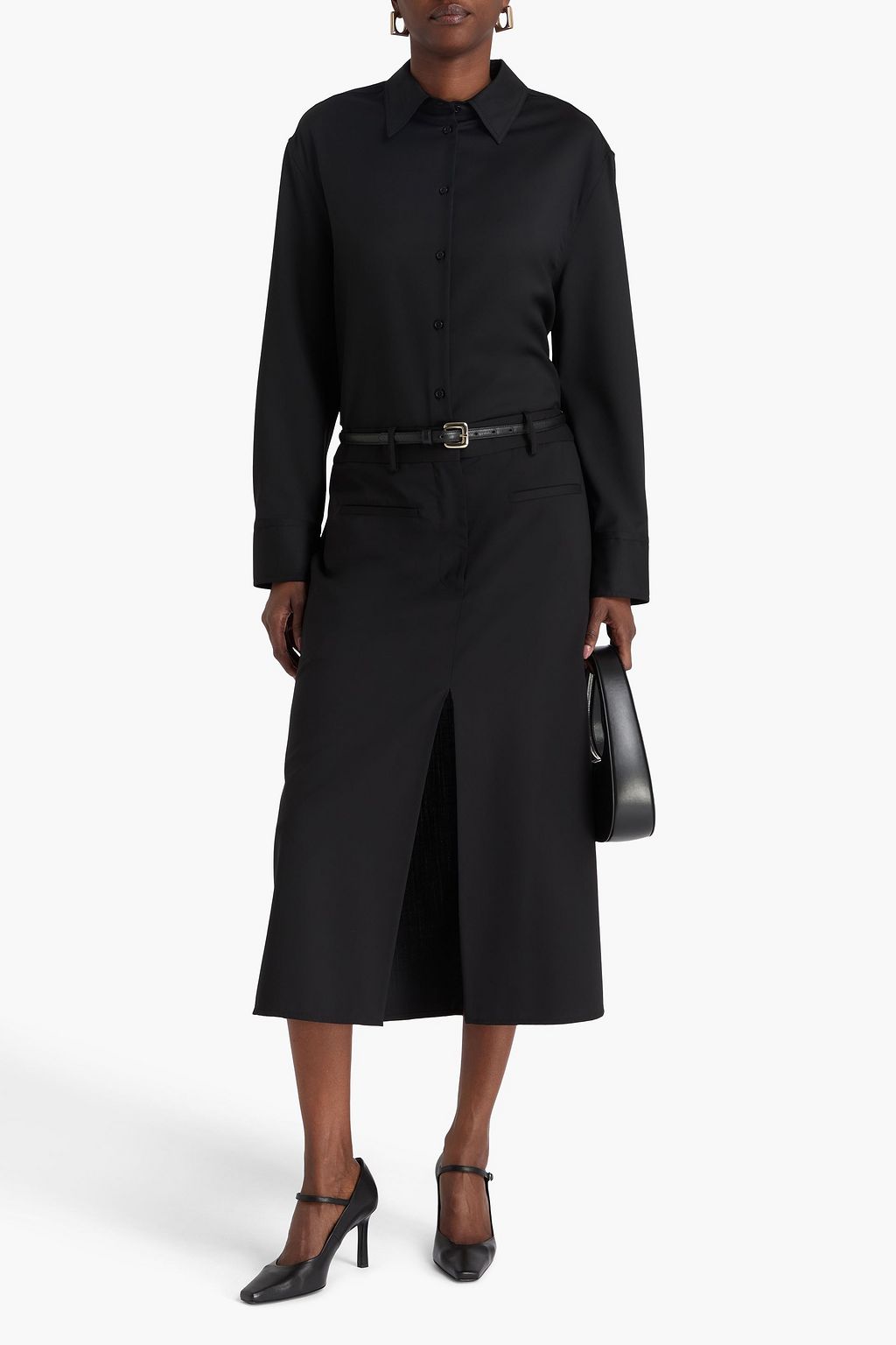 LOULOU STUDIO Eliana wool-twill shirt
