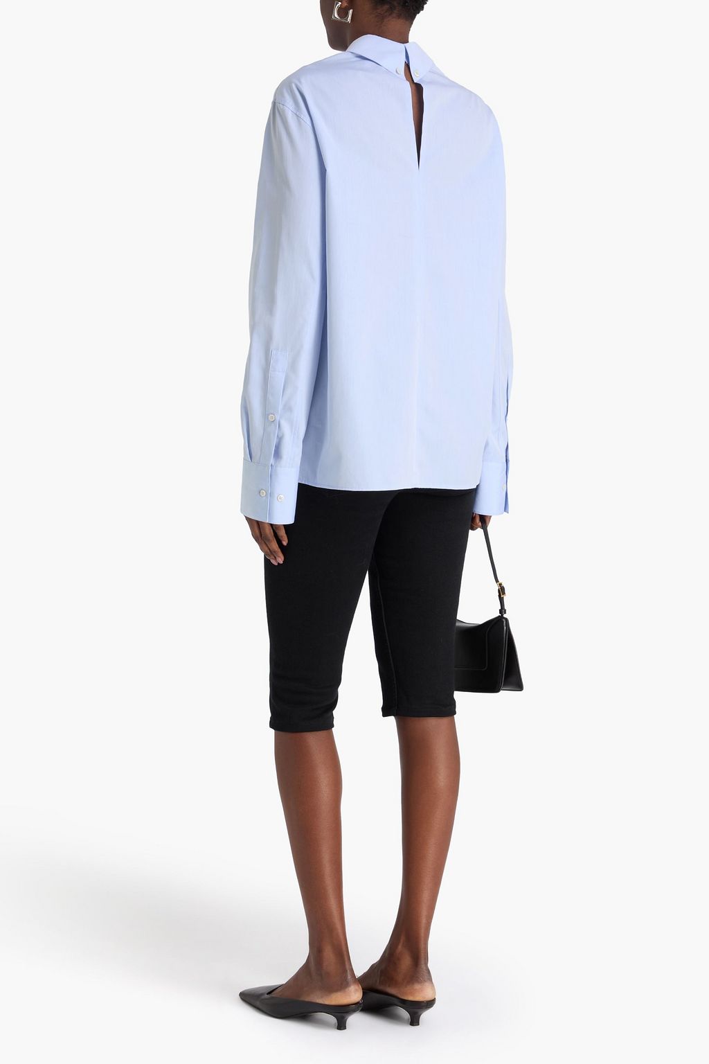 LOULOU STUDIO Rita cotton-poplin blouse