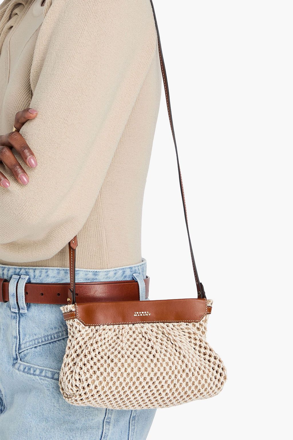 ISABEL MARANT 루즈 크로셰 클러치