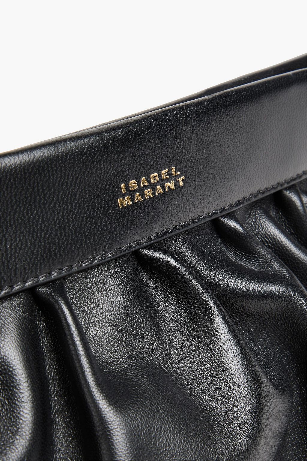 ISABEL MARANT Luz leather clutch