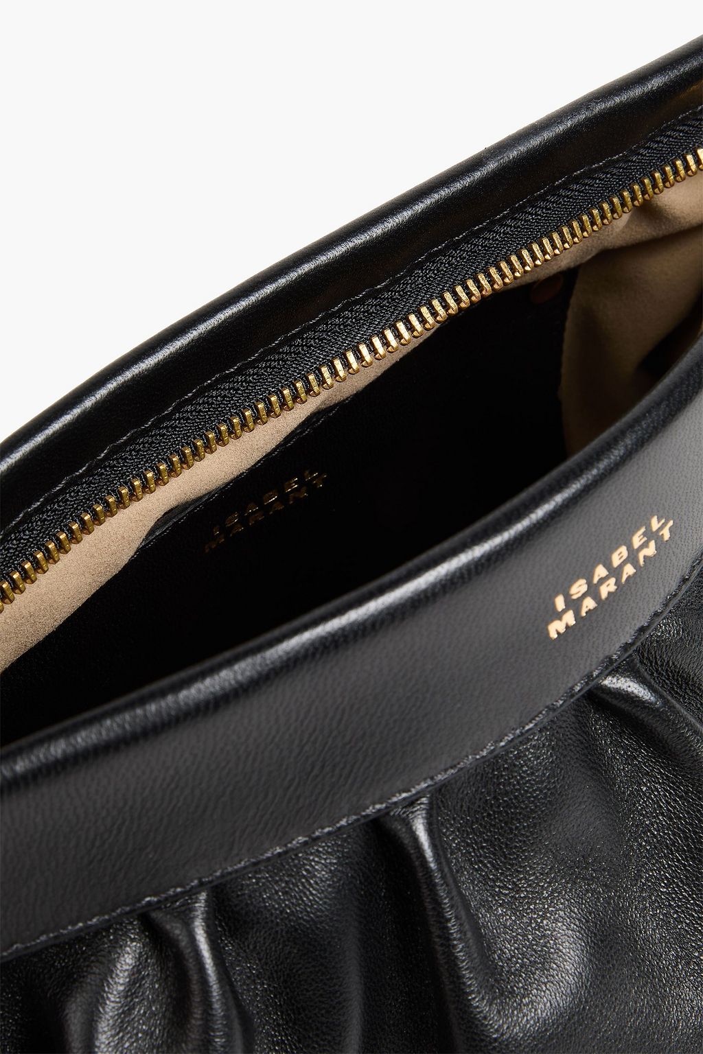 ISABEL MARANT Luz leather clutch