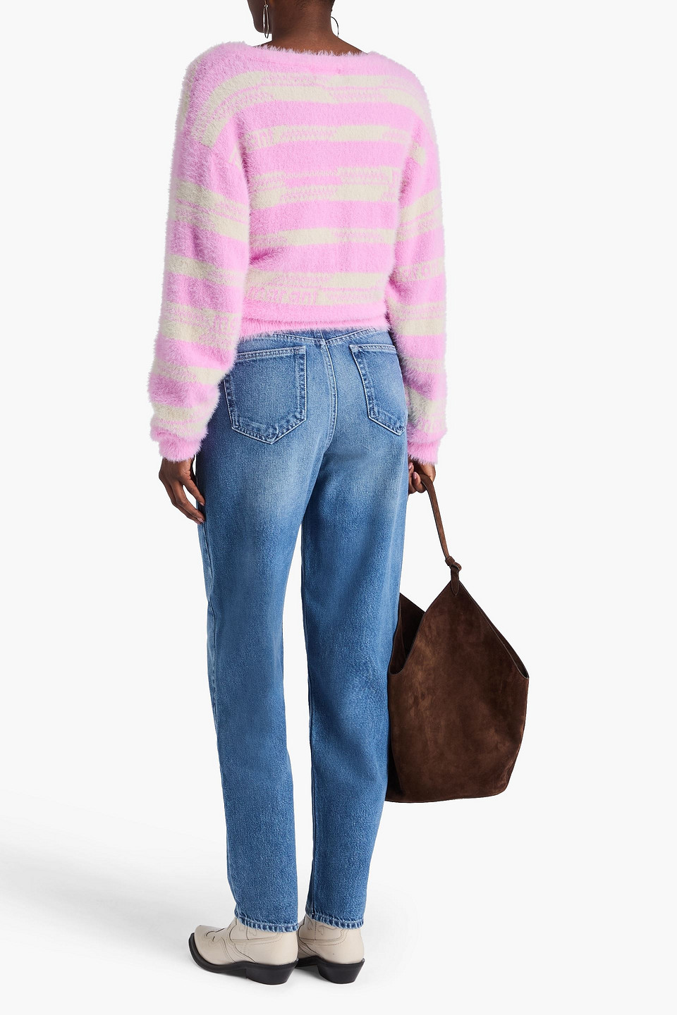  Marant étoile - Pullover „orson“ Aus Jacquard-strick - Pink - Fr 34 