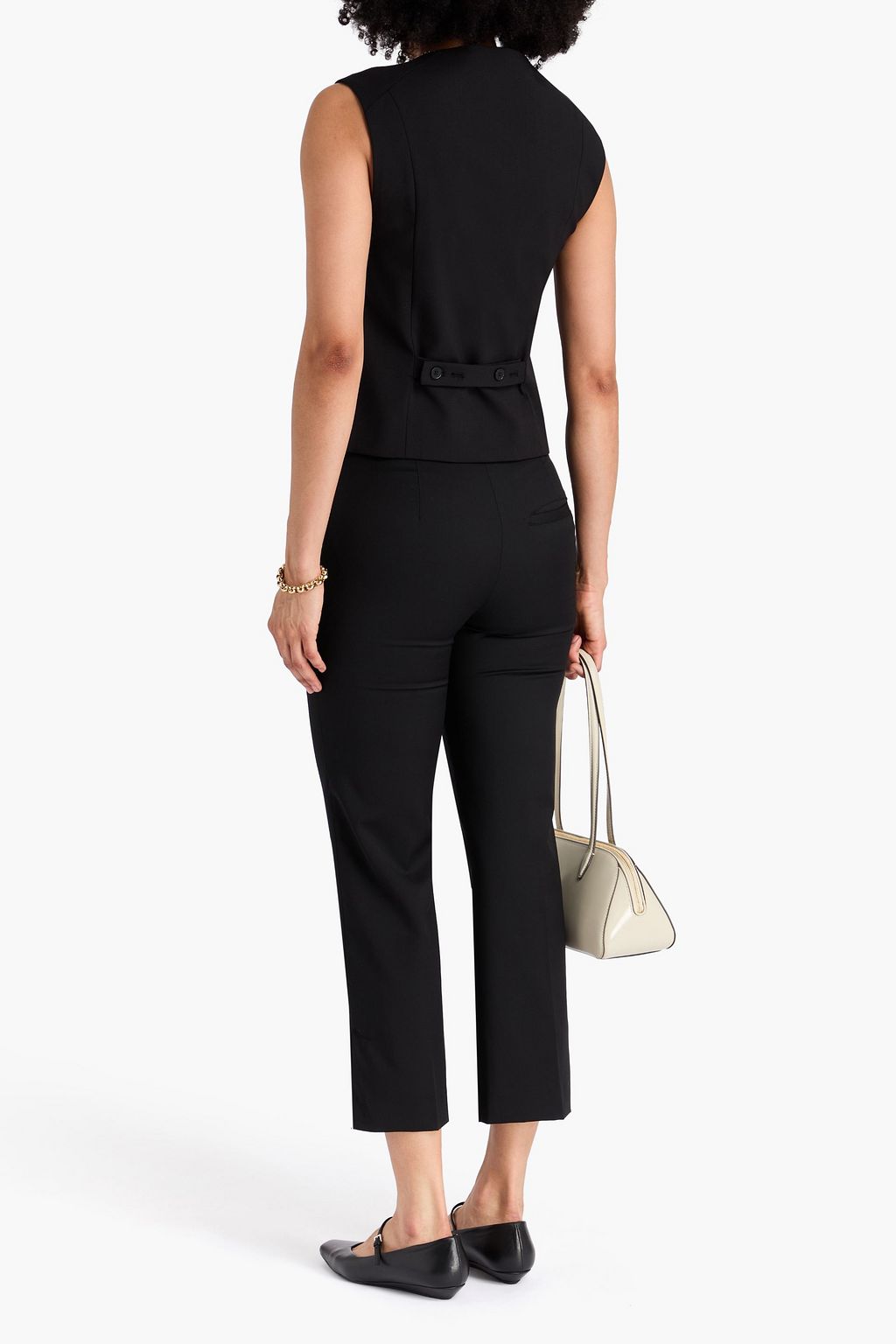 LOULOU STUDIO Teora wool-blend twill vest