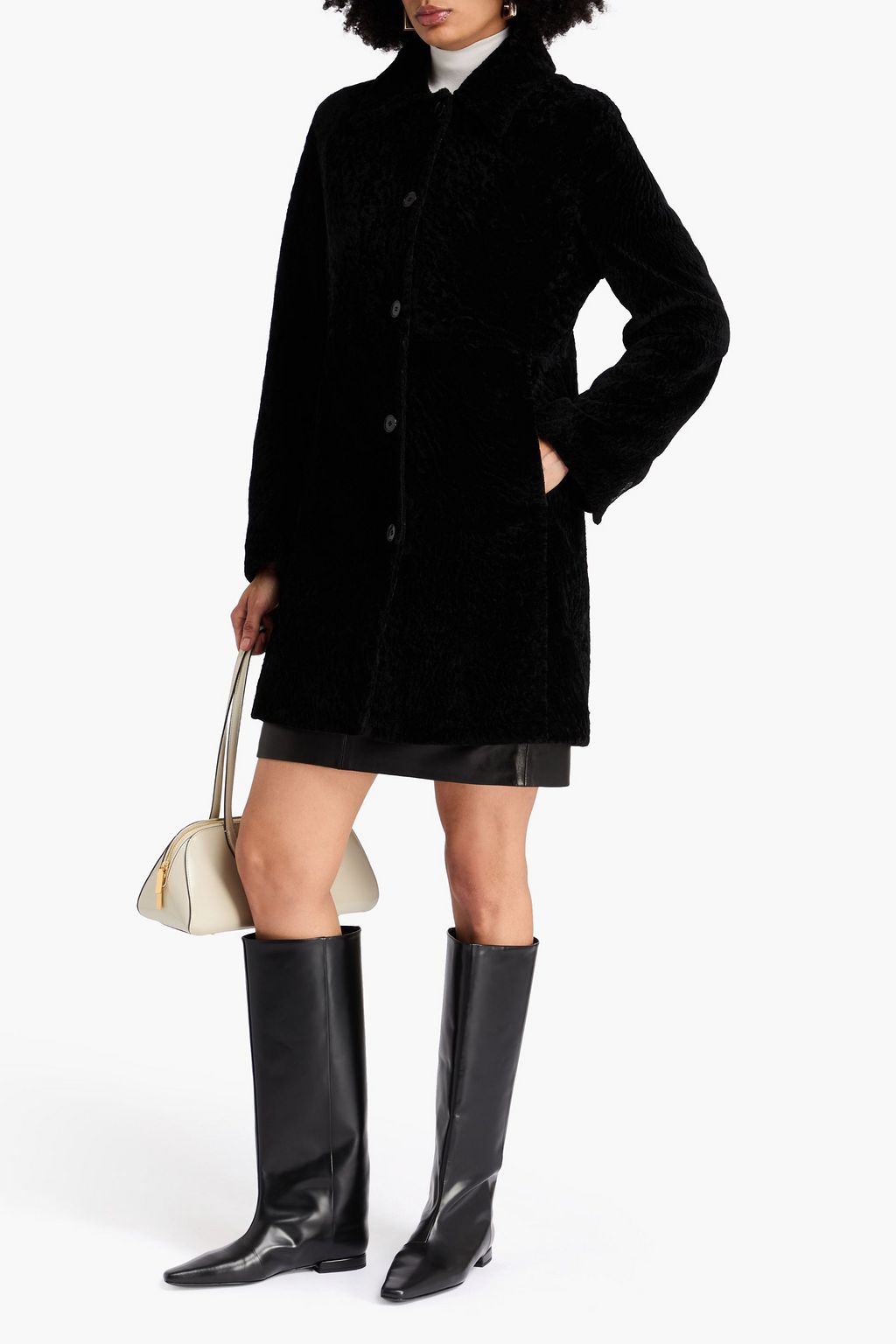 LOULOU STUDIO Beatris shearling coat
