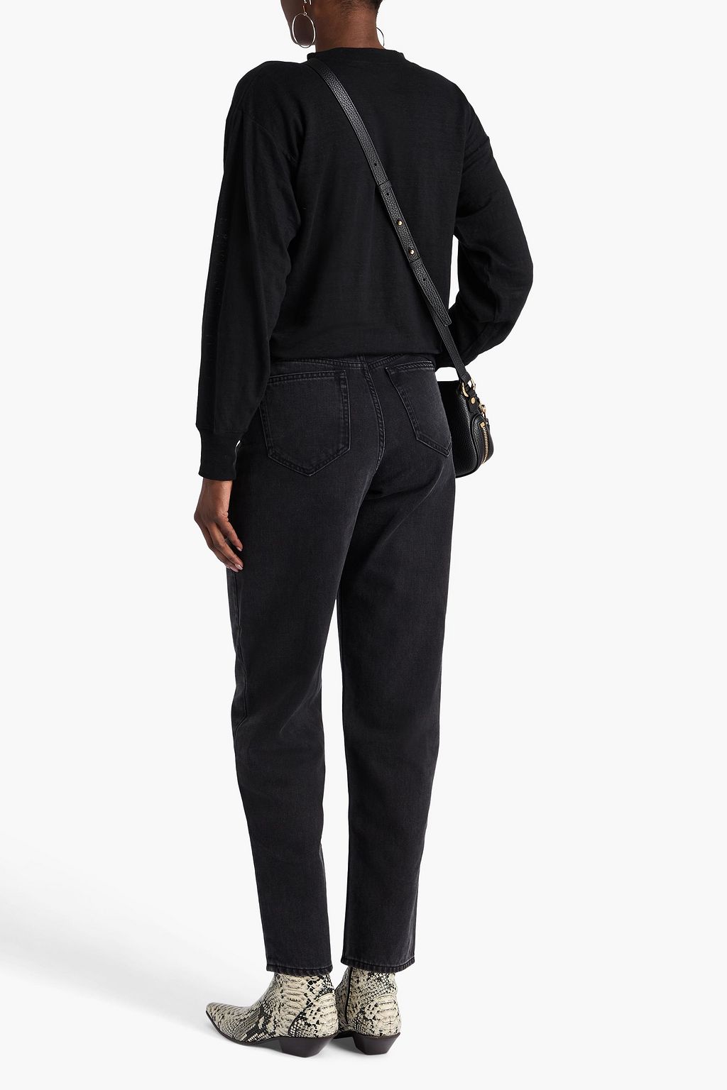 MARANT ÉTOILE ハイライズ テーパードジーンズ