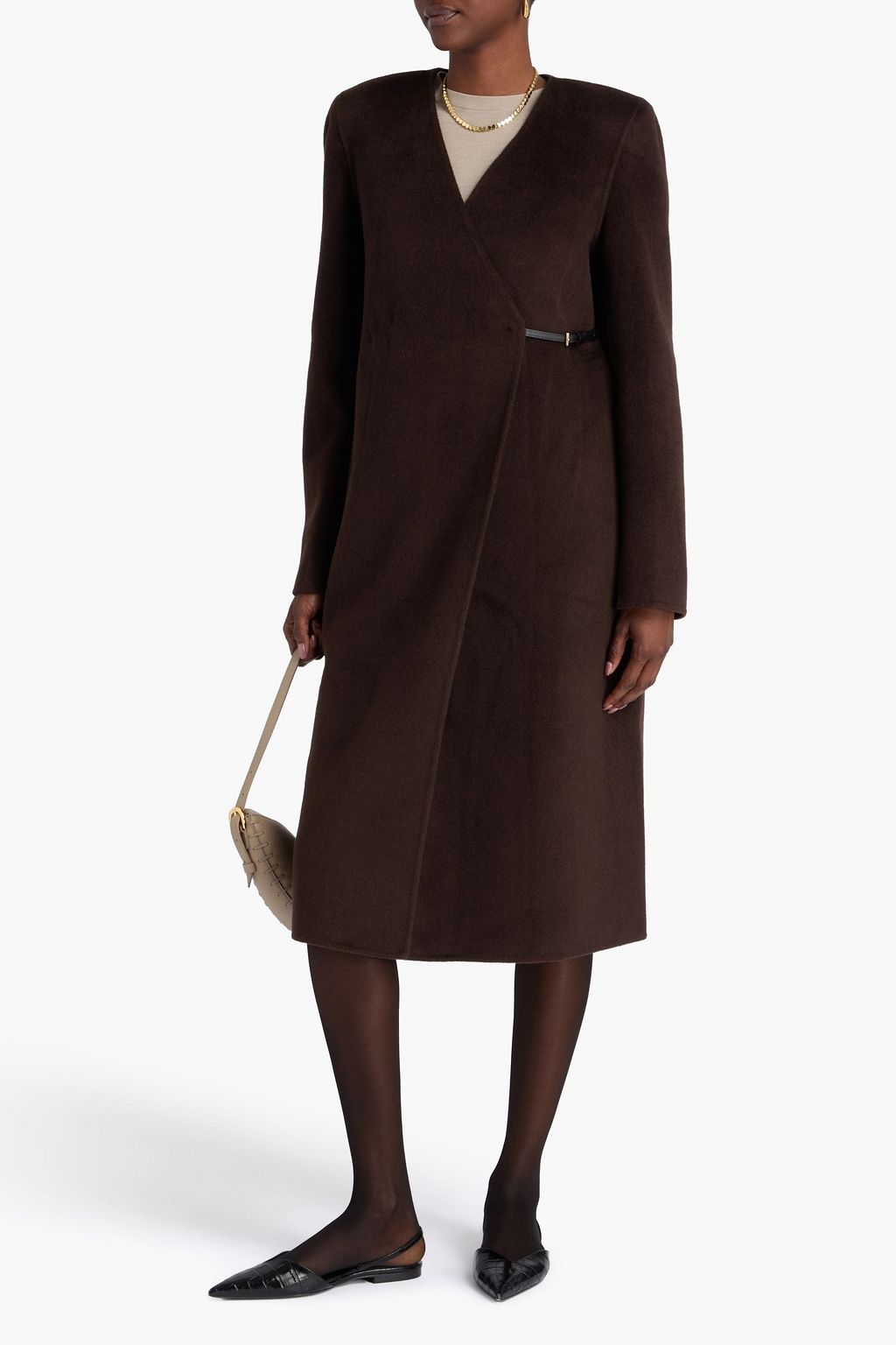 LOULOU STUDIO Banie wool and cashmere-blend coat
