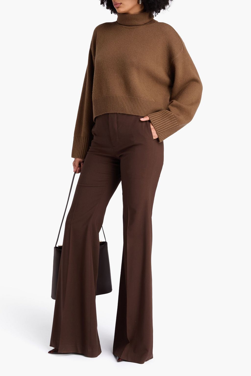 LOULOU STUDIO Stintin wool and cashmere-blend turtleneck sweater