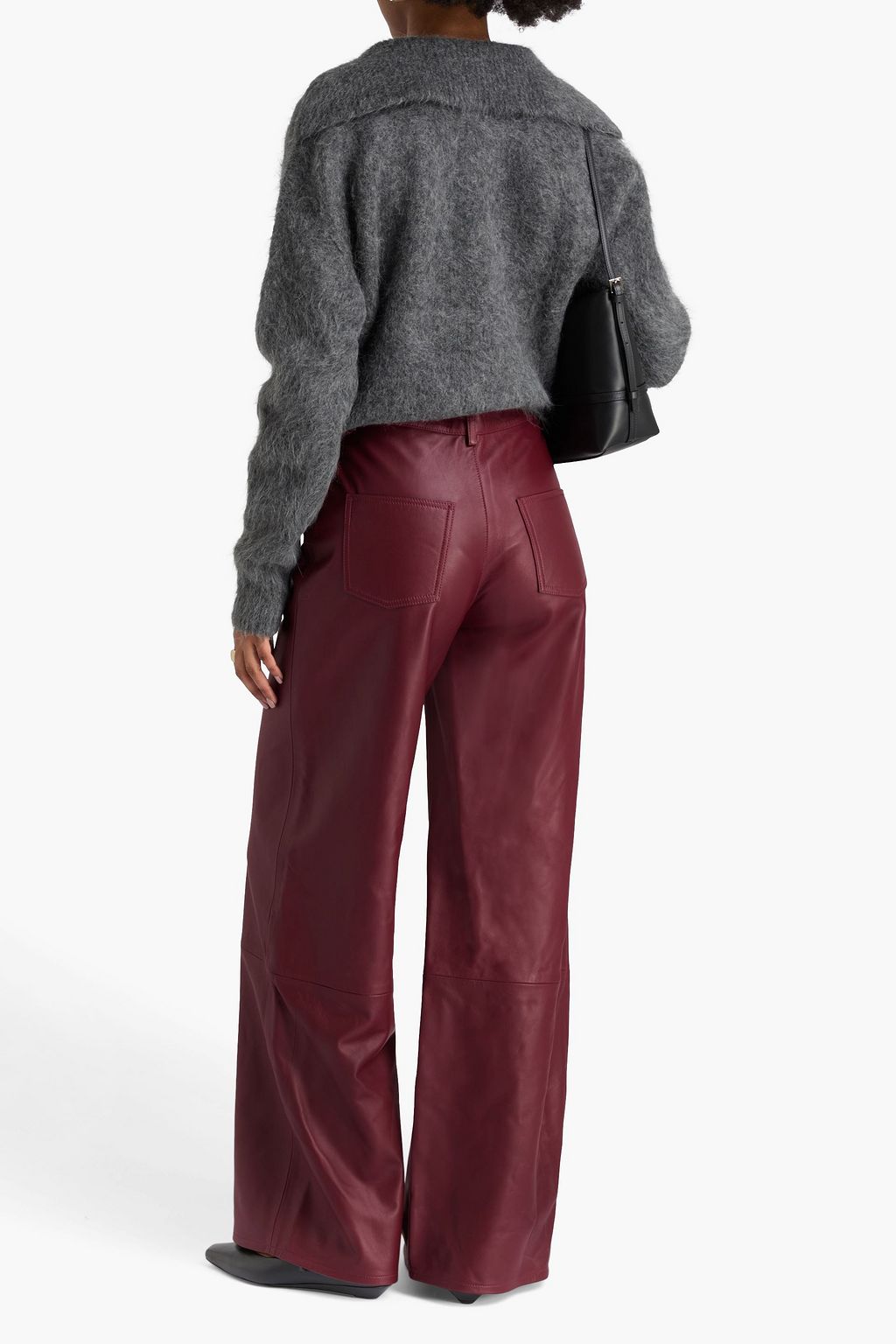 LOULOU STUDIO Figari leather wide-leg pants