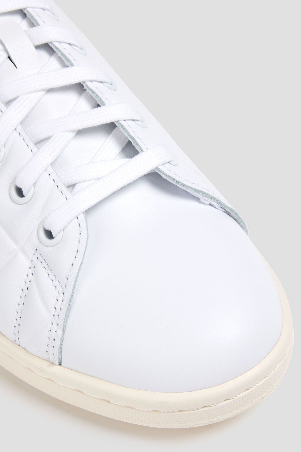 ADIDAS ORIGINALS X DIME حذاء سنيكرز "ستان سميث" من الجلد اللامع والأملس
