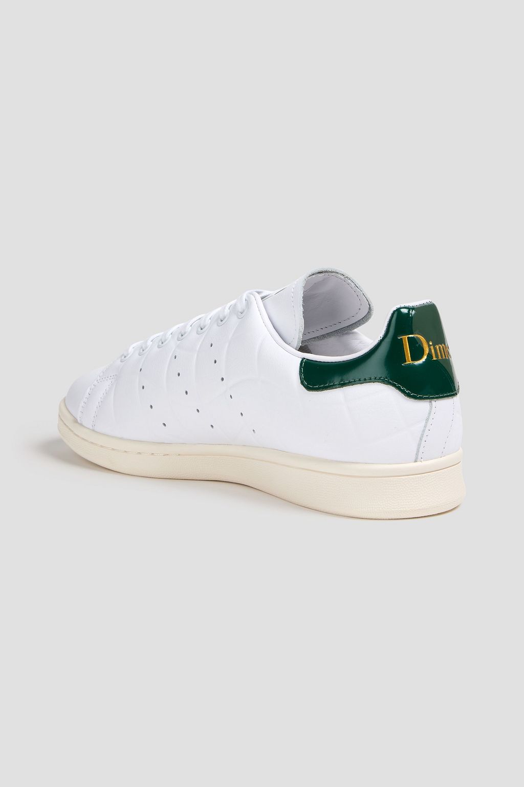 ADIDAS ORIGINALS X DIME حذاء سنيكرز "ستان سميث" من الجلد اللامع والأملس