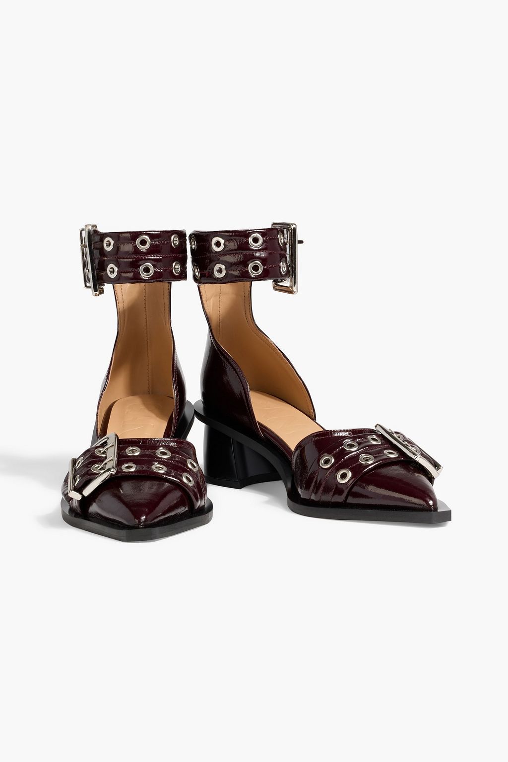 GANNI Buckled pumps