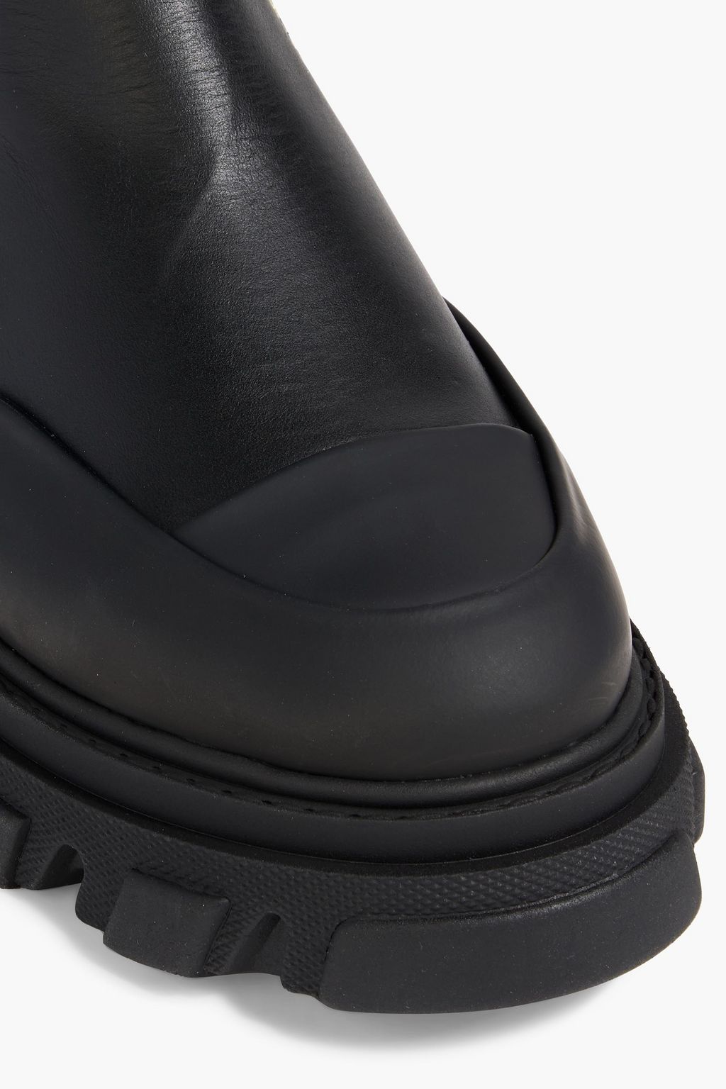GANNI Leather Chelsea boots