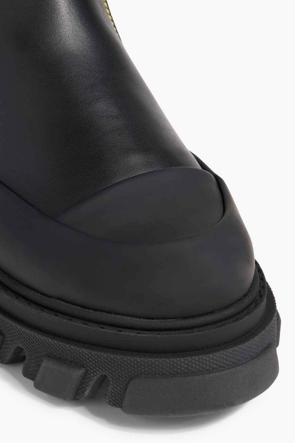 GANNI Leather Chelsea boots