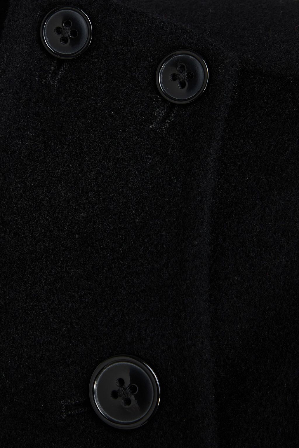 LOULOU STUDIO Fedra double-breasted brushed wool and cashmere-blend felt coat