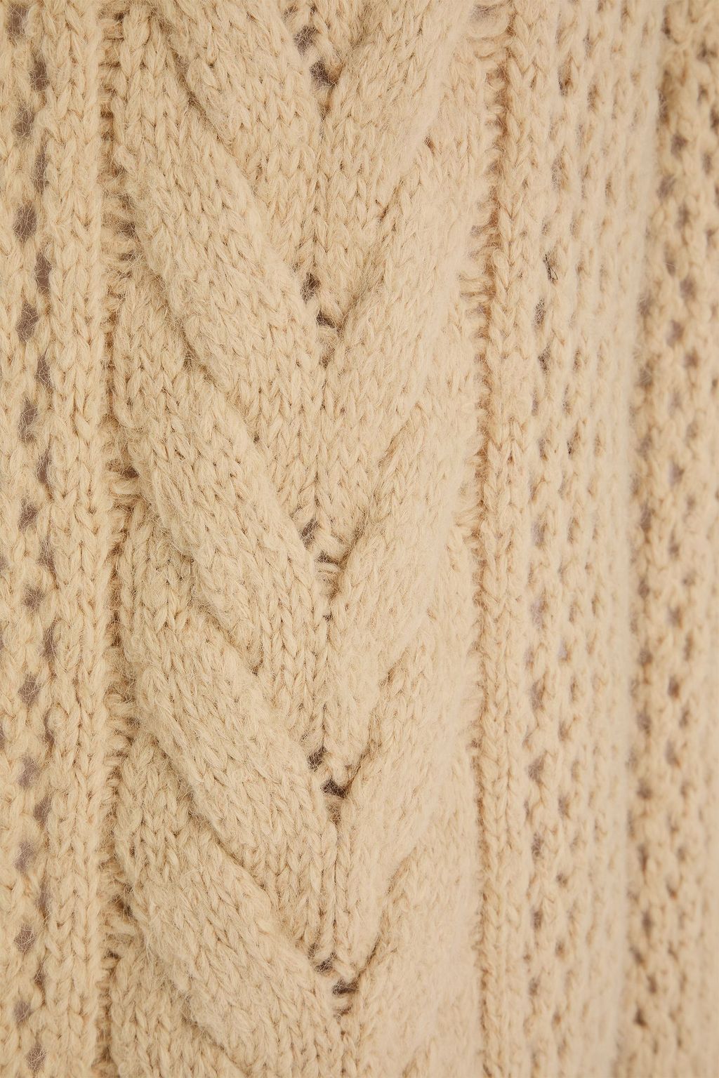 BRUNELLO CUCINELLI Cable-knit alpaca-blend sweater