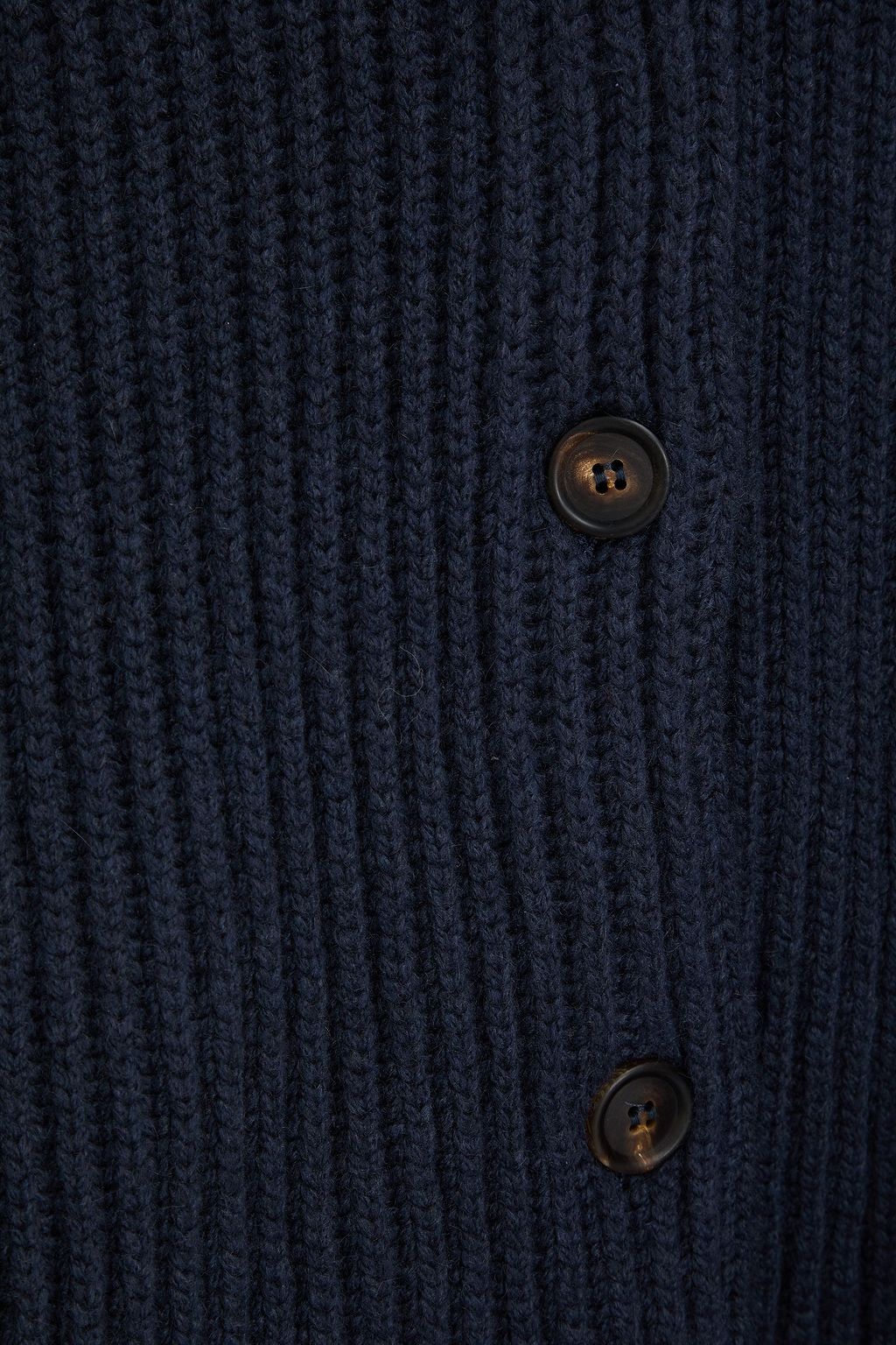 BRUNELLO CUCINELLI Bead-embellished ribbed cashmere hooded cardigan