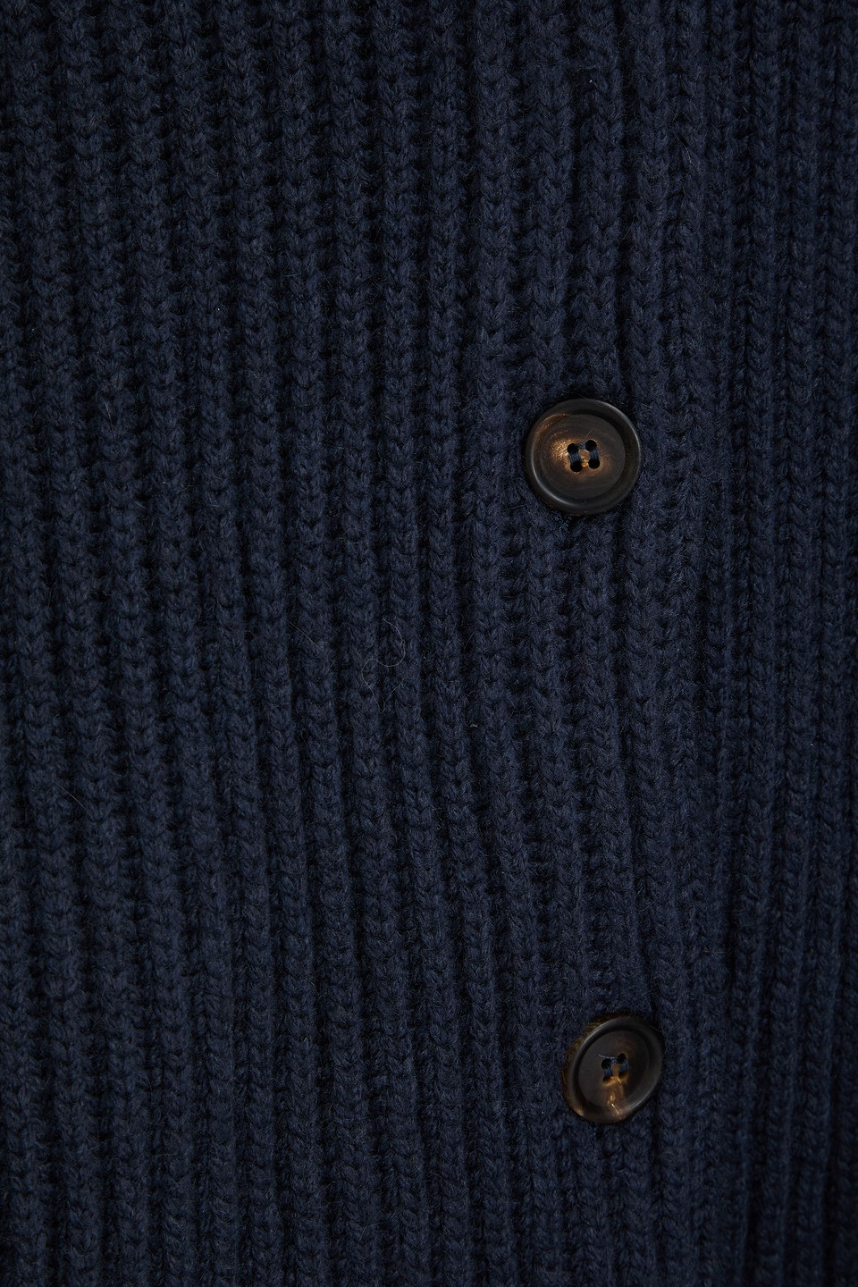 Brunello Cucinelli Bead-embellished Ribbed Cashmere Hooded Cardigan In Blue