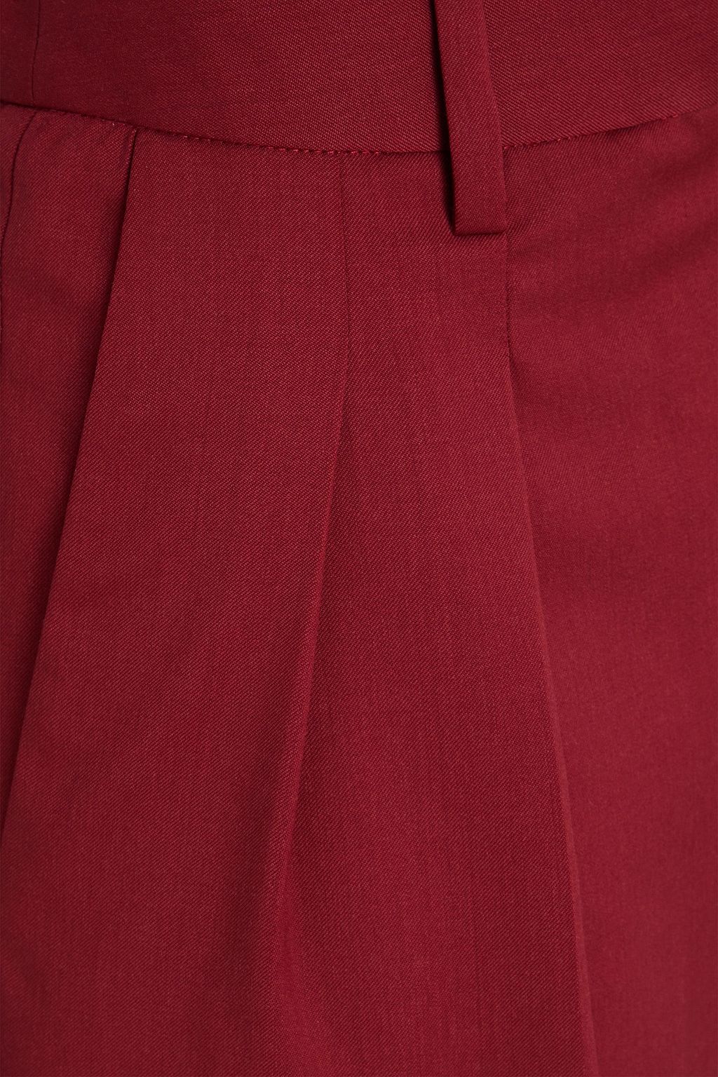 LOULOU STUDIO Sbiru pleated wool-twill wide-leg pants