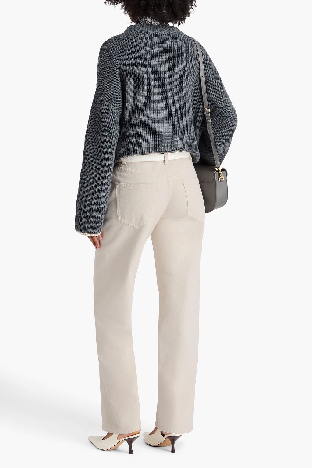 BRUNELLO CUCINELLI High-rise straight-leg jeans