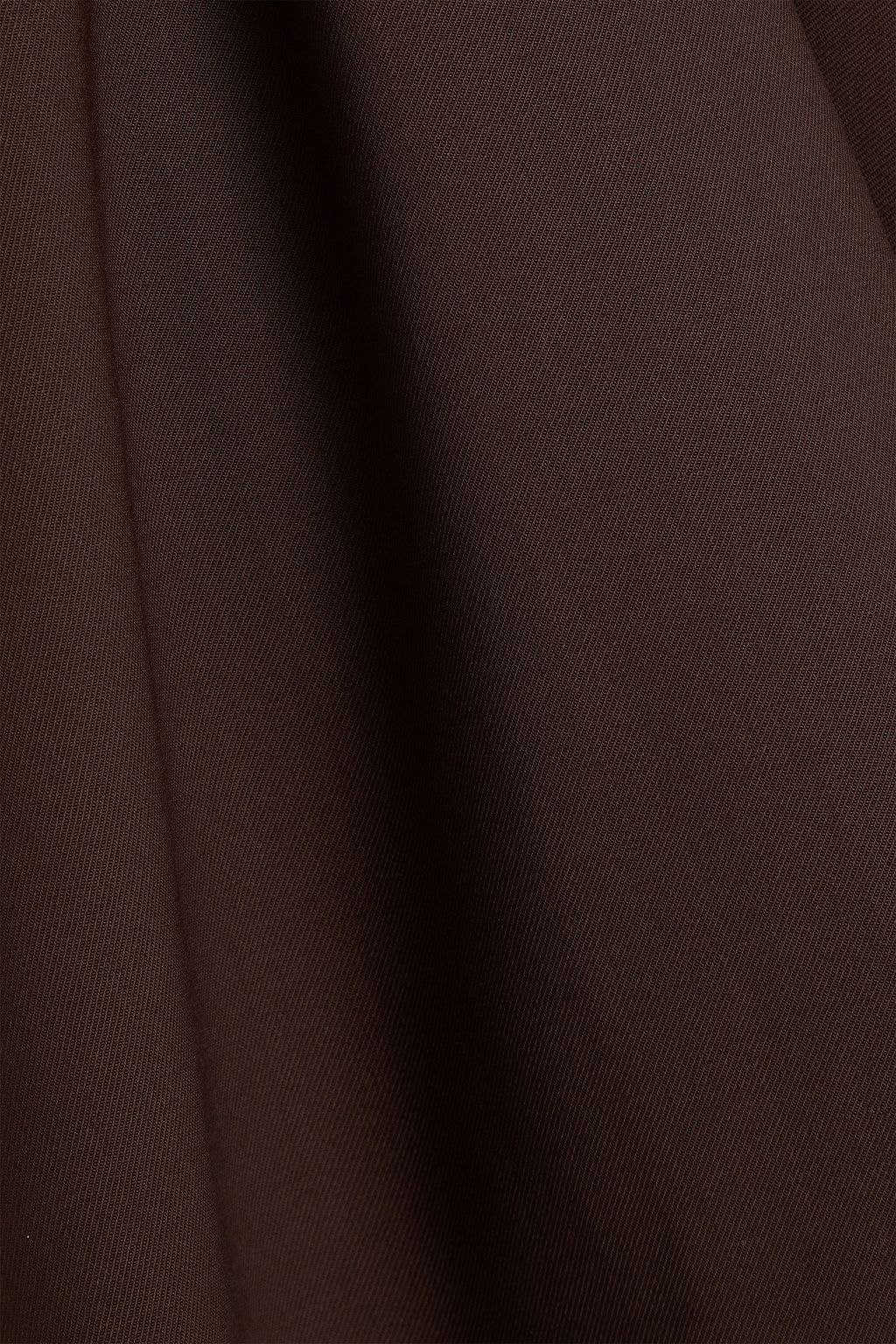 LOULOU STUDIO Samos Midirock aus Twill aus einer Wollmischung