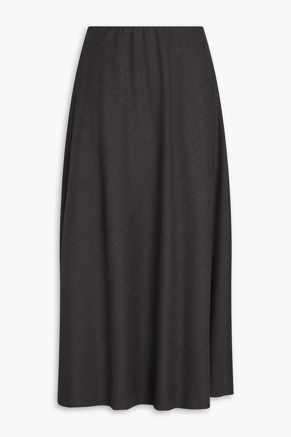 Brunello Cucinelli Wool-blend Twill Midi Skirt