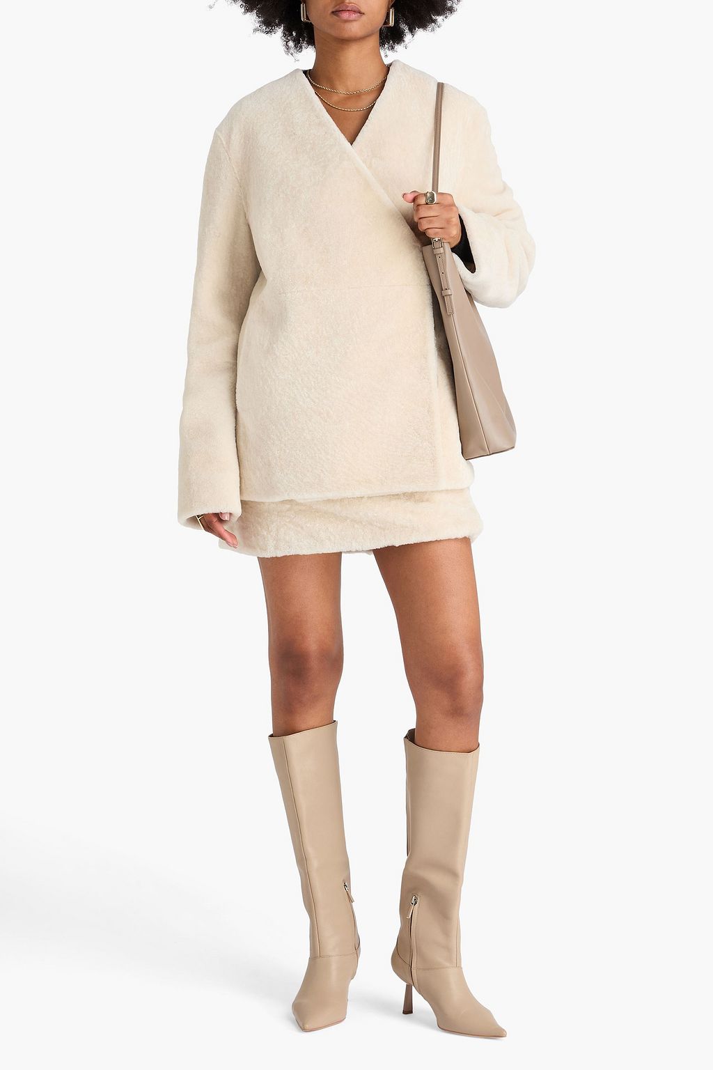 LOULOU STUDIO Agatha shearling jacket
