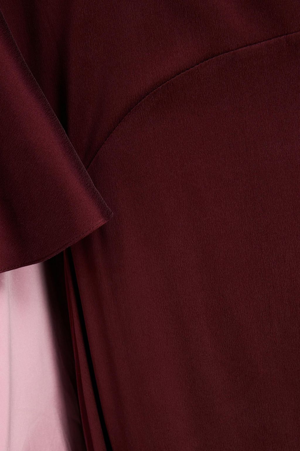 ROKSANDA Kalydria cape-effect two-tone washed silk-satin gown