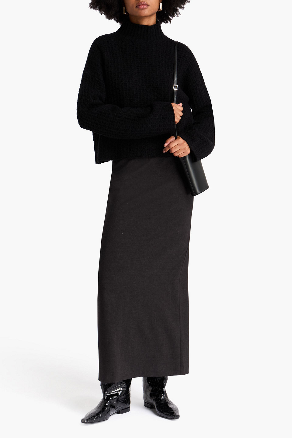  Loulou De Saison - Kris Rollkragenpullover Aus Einer Wollmischung - Schwarz - Xl 