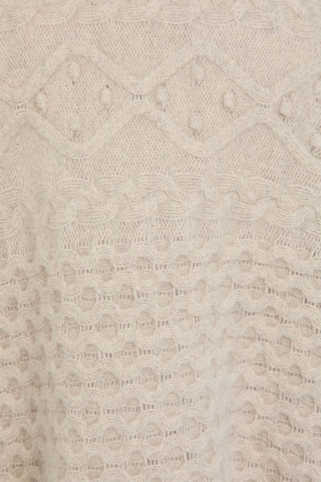 LOULOU STUDIO Omaha Pullover aus einer Wollmischung mit Zopfstrickmuster