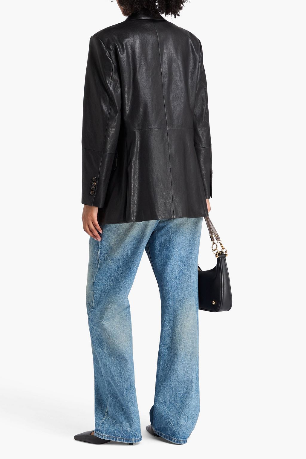 BRUNELLO CUCINELLI Leather blazer