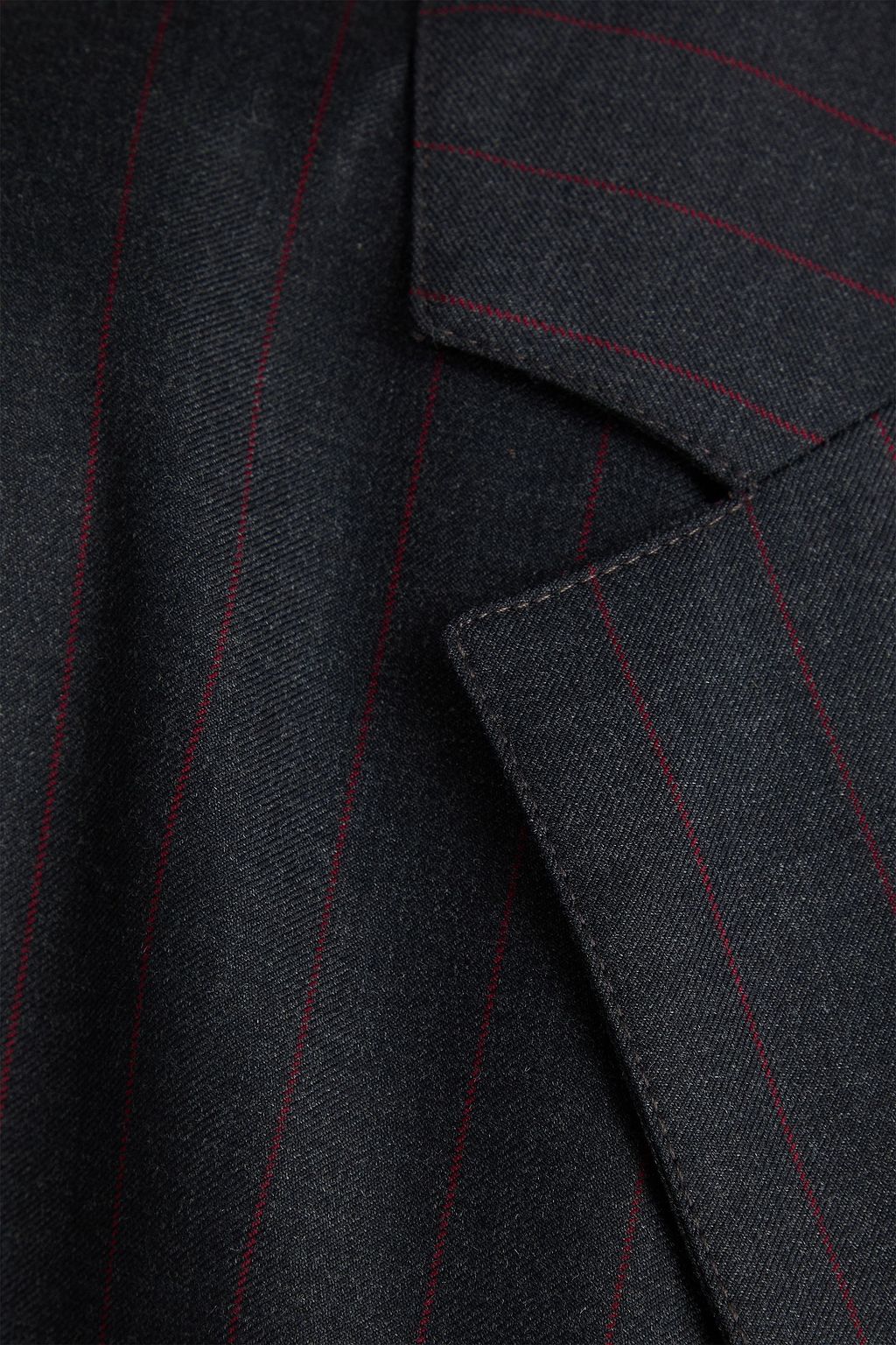 LOULOU STUDIO Marlon pinstriped wool-twill coat