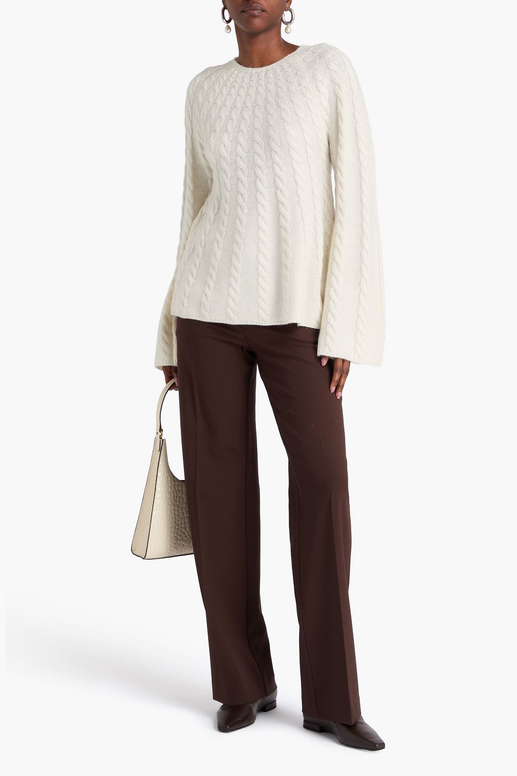 LOULOU STUDIO Amal cable-knit cashmere sweater
