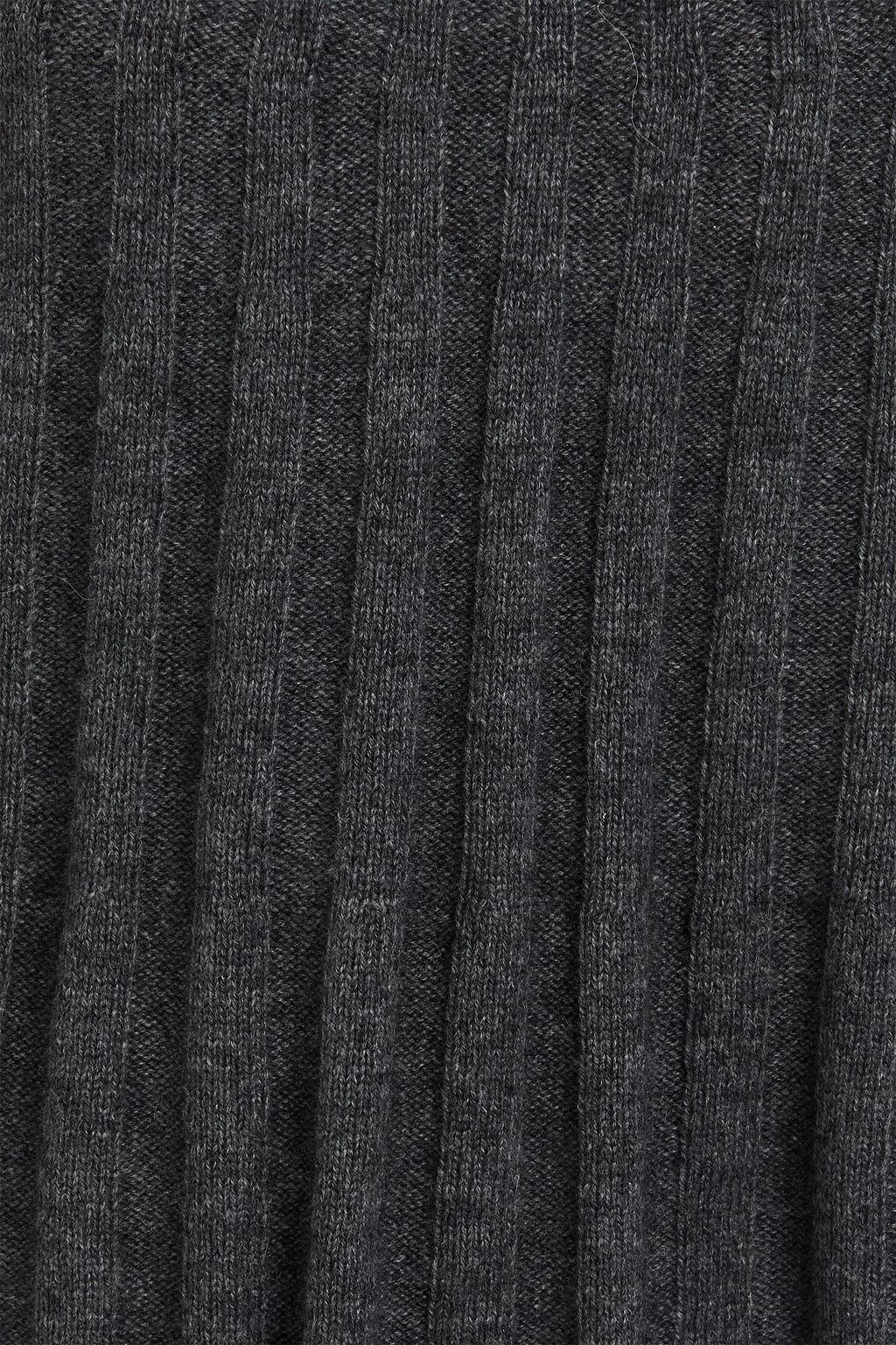 LOULOU STUDIO Ribbed wool and cashmere-blend sweater