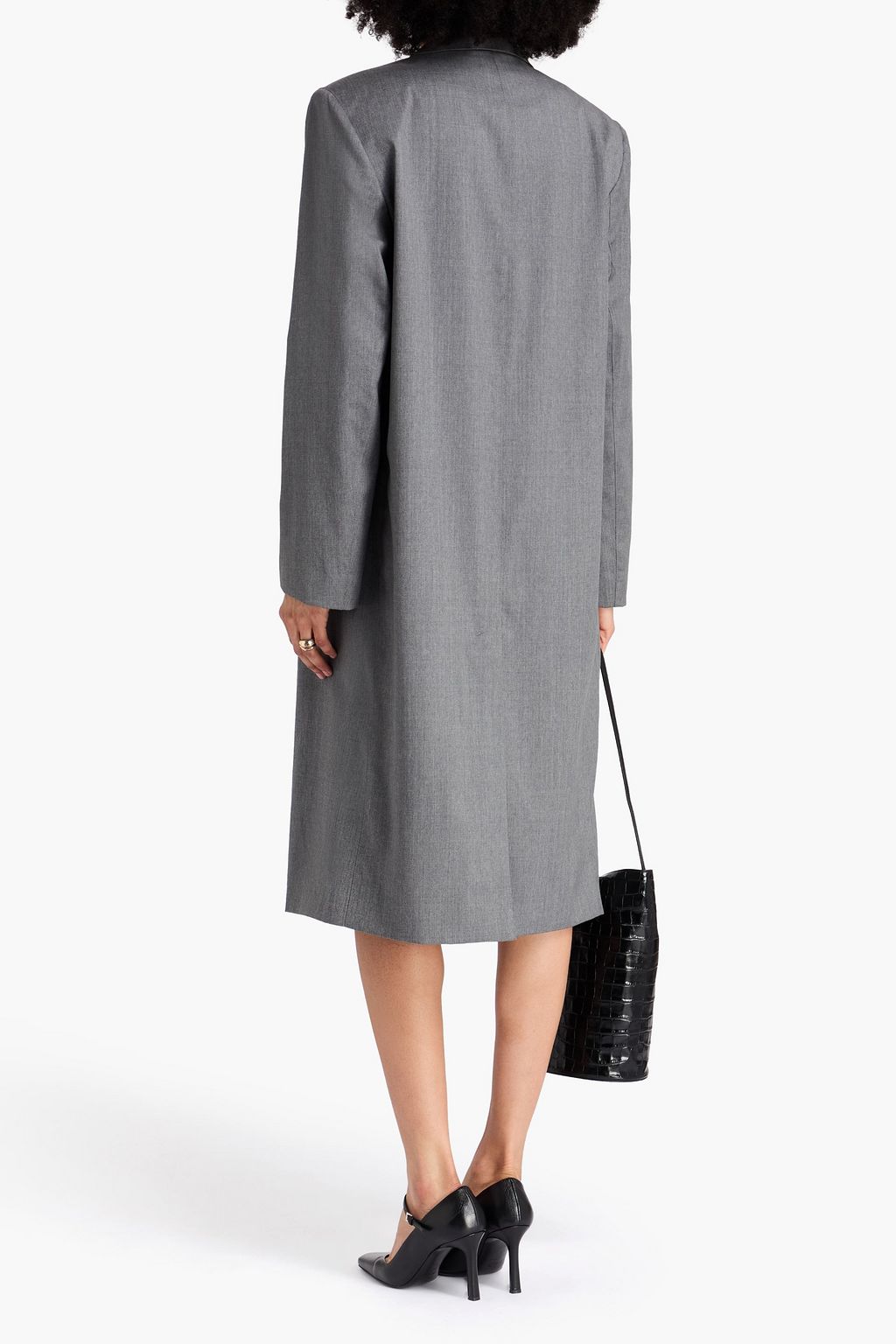 LOULOU STUDIO Tido wool-crepe coat