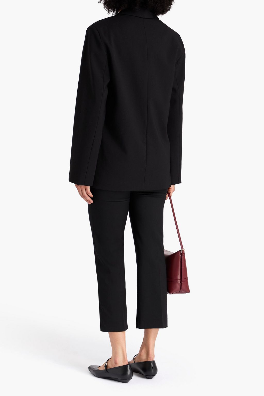 LOULOU STUDIO Sancia double-breasted wool-blend twill blazer