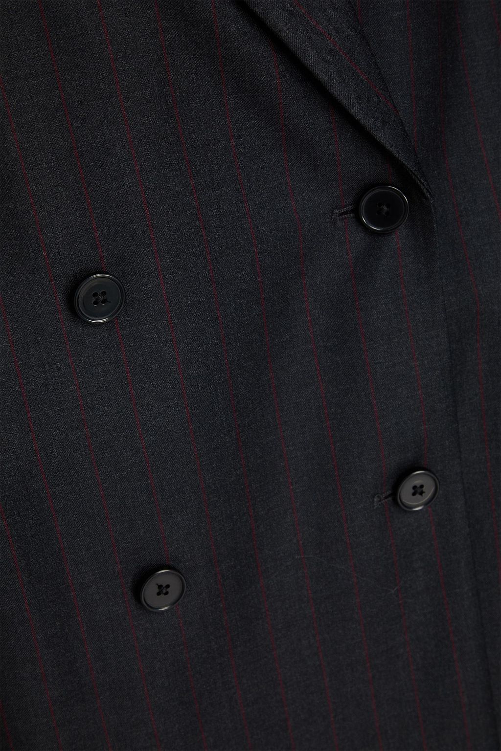 LOULOU STUDIO Mayol double-breasted pinstriped wool-twill blazer