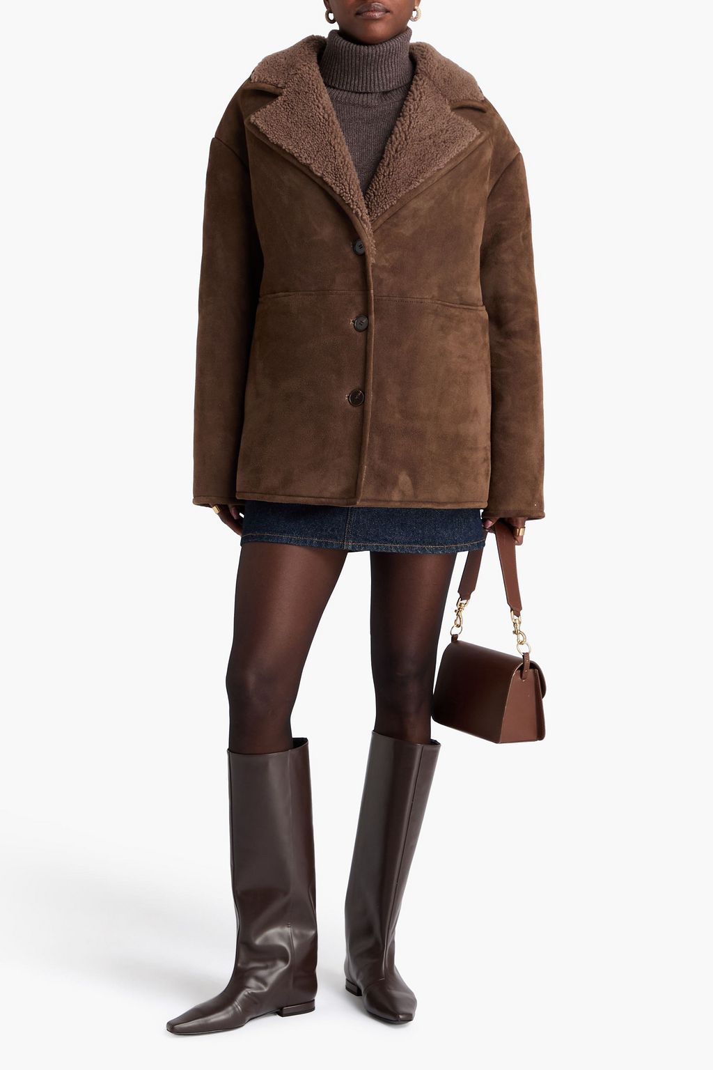 LOULOU STUDIO Cirebo shearling coat
