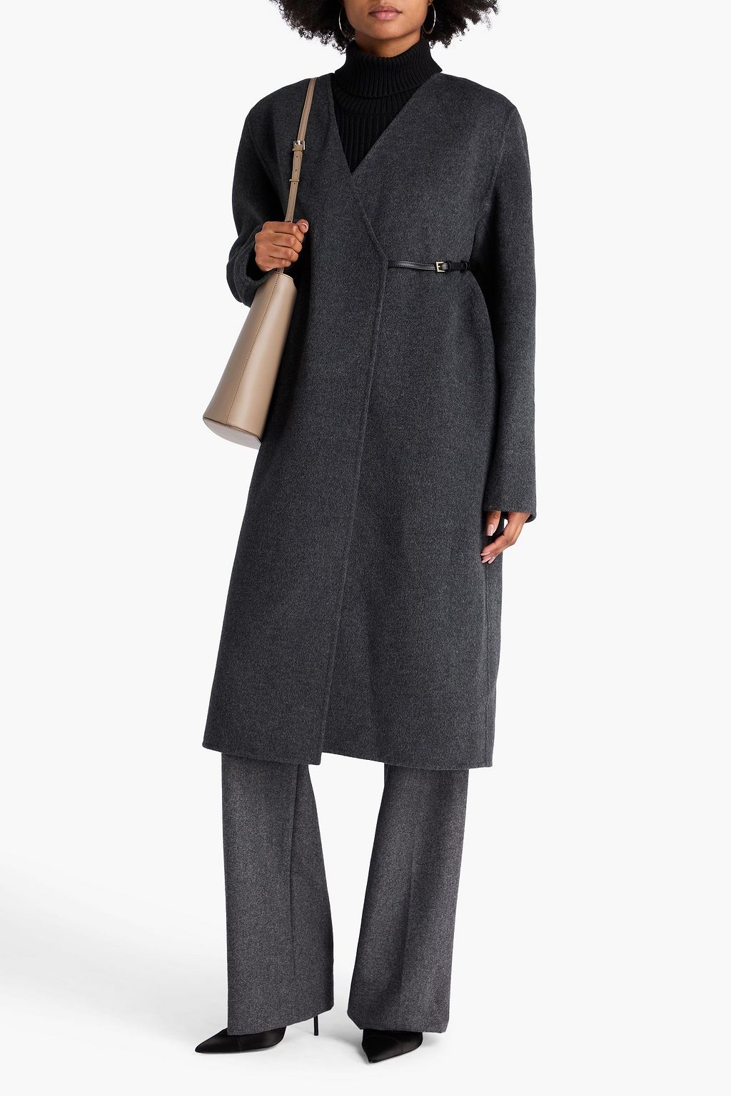 LOULOU STUDIO Banie wool and cashmere-blend coat