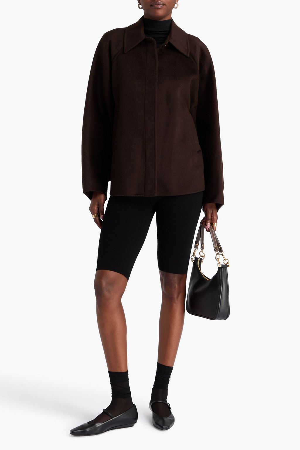 LOULOU STUDIO Camila wool and cashmere-blend felt coat