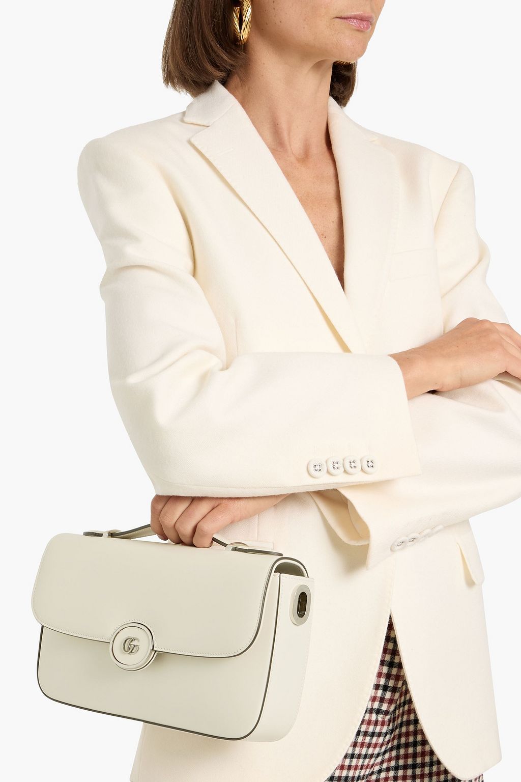 GUCCI Petite GG leather shoulder bag