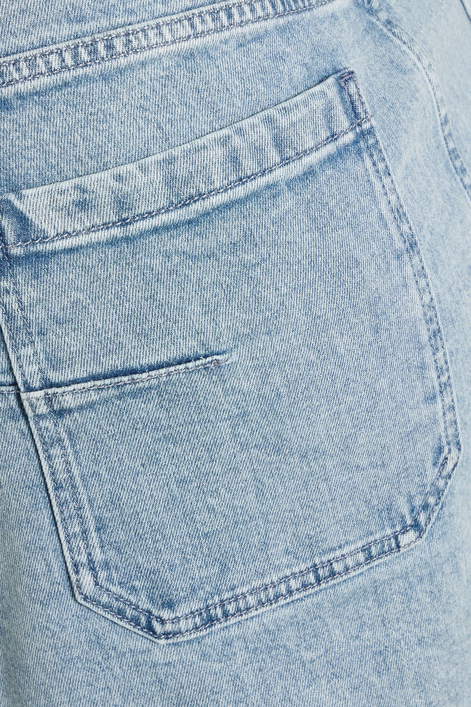 Another Tomorrow Denim Midi Pencil Skirt In Blue