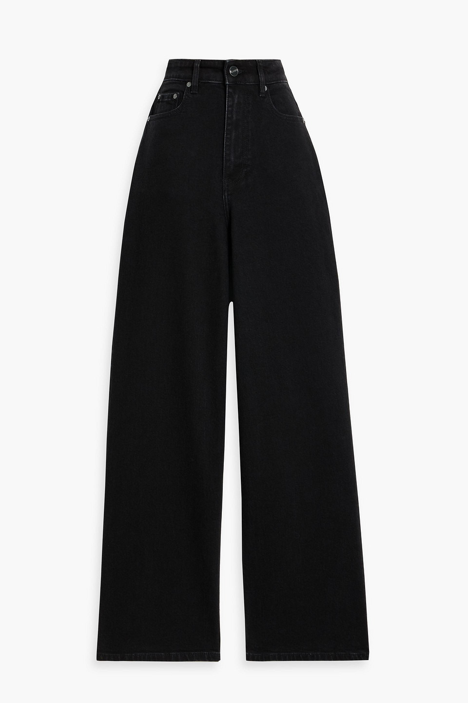 High-rise wide-leg jeans